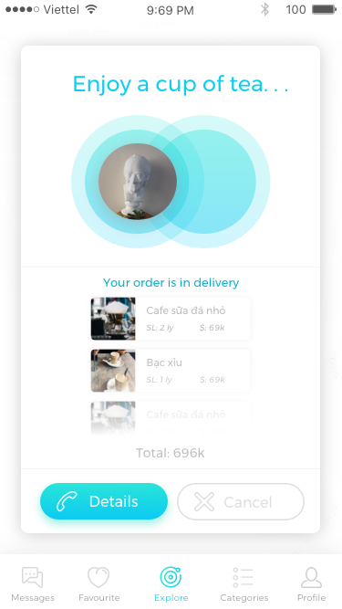 Delivery Screen